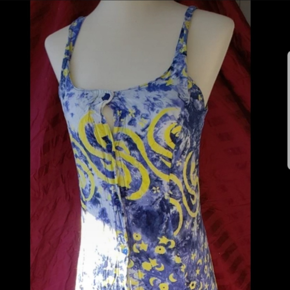 Summer maxi length Tie Dye Dress